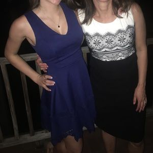 Royal Blue mini dress